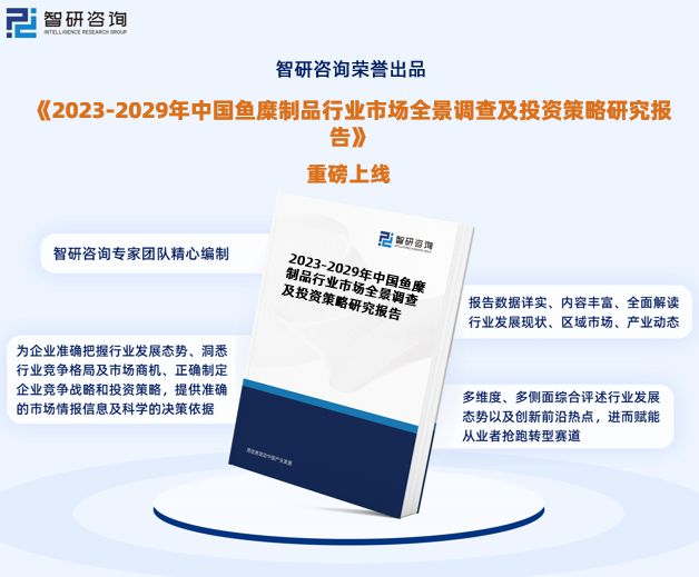 《2023版中國(guó)魚糜制品行業(yè)市場(chǎng)研究報(bào)告》重磅發(fā)布 行業(yè)全景透視與發(fā)展趨勢(shì)前瞻